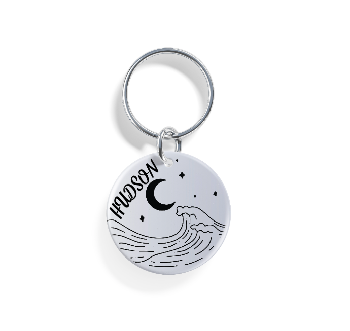Twilight Waves | Pet ID Tag