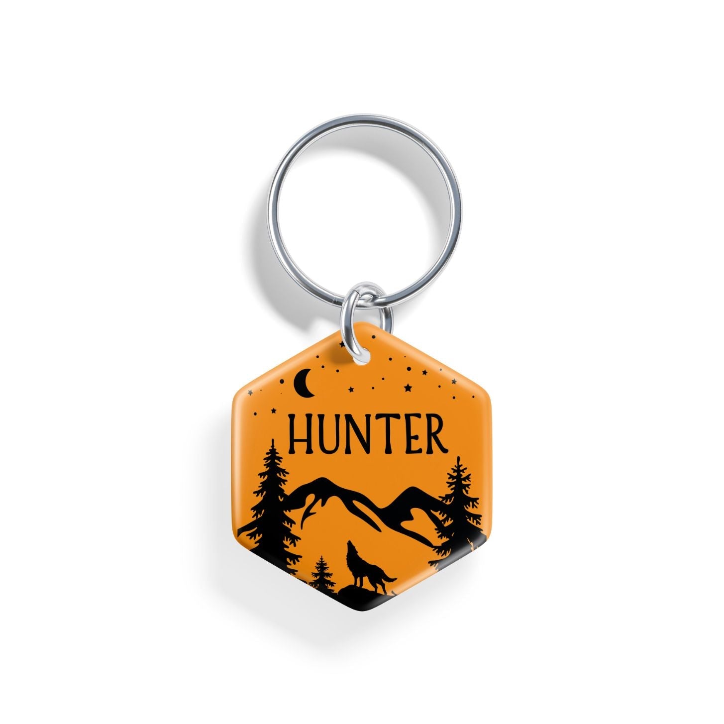 Lone Wolf | Dog ID Tag - Alpine Tails Pet Tags
