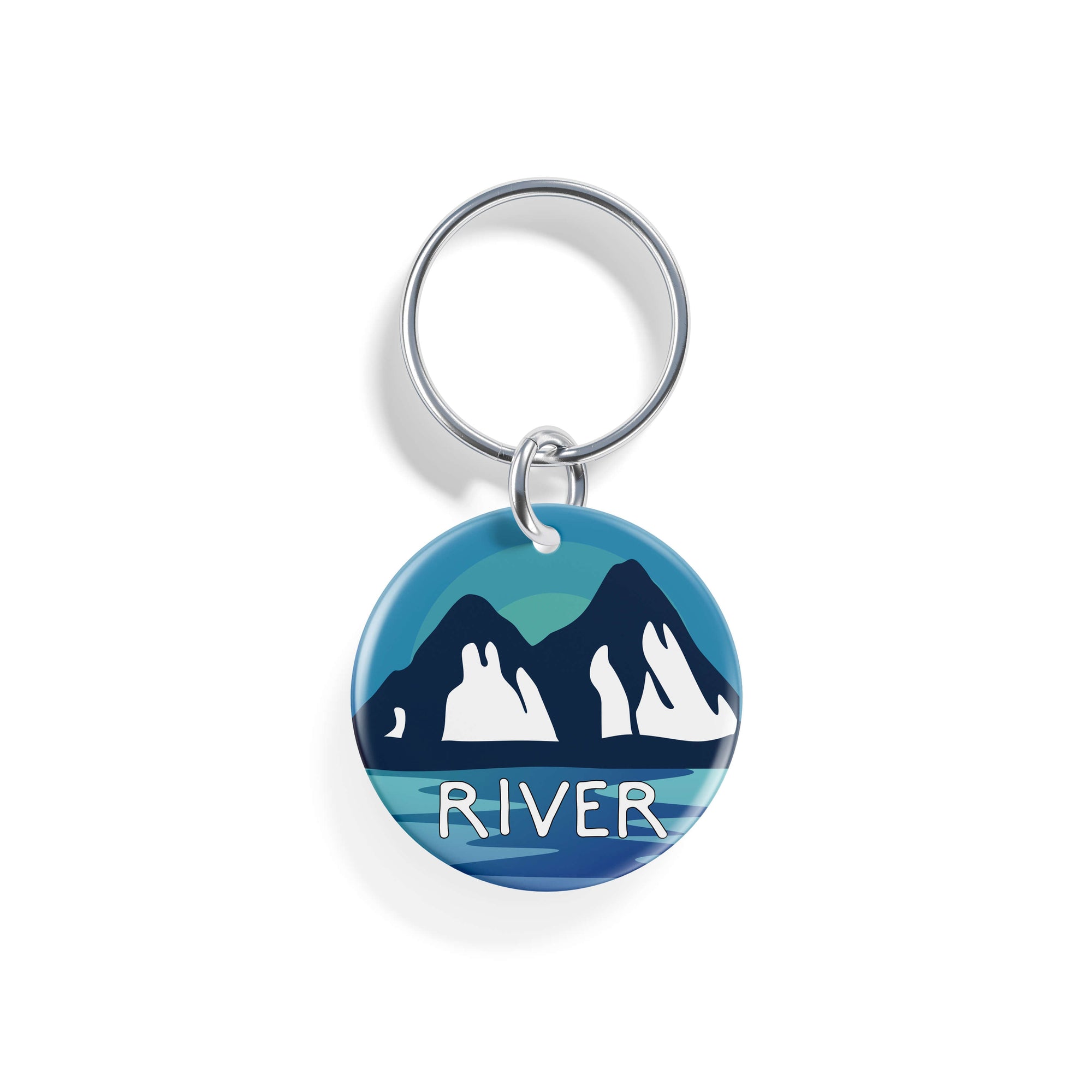 Mystic Lake | Custom Dog Tag - Alpine Tails Pet Tags