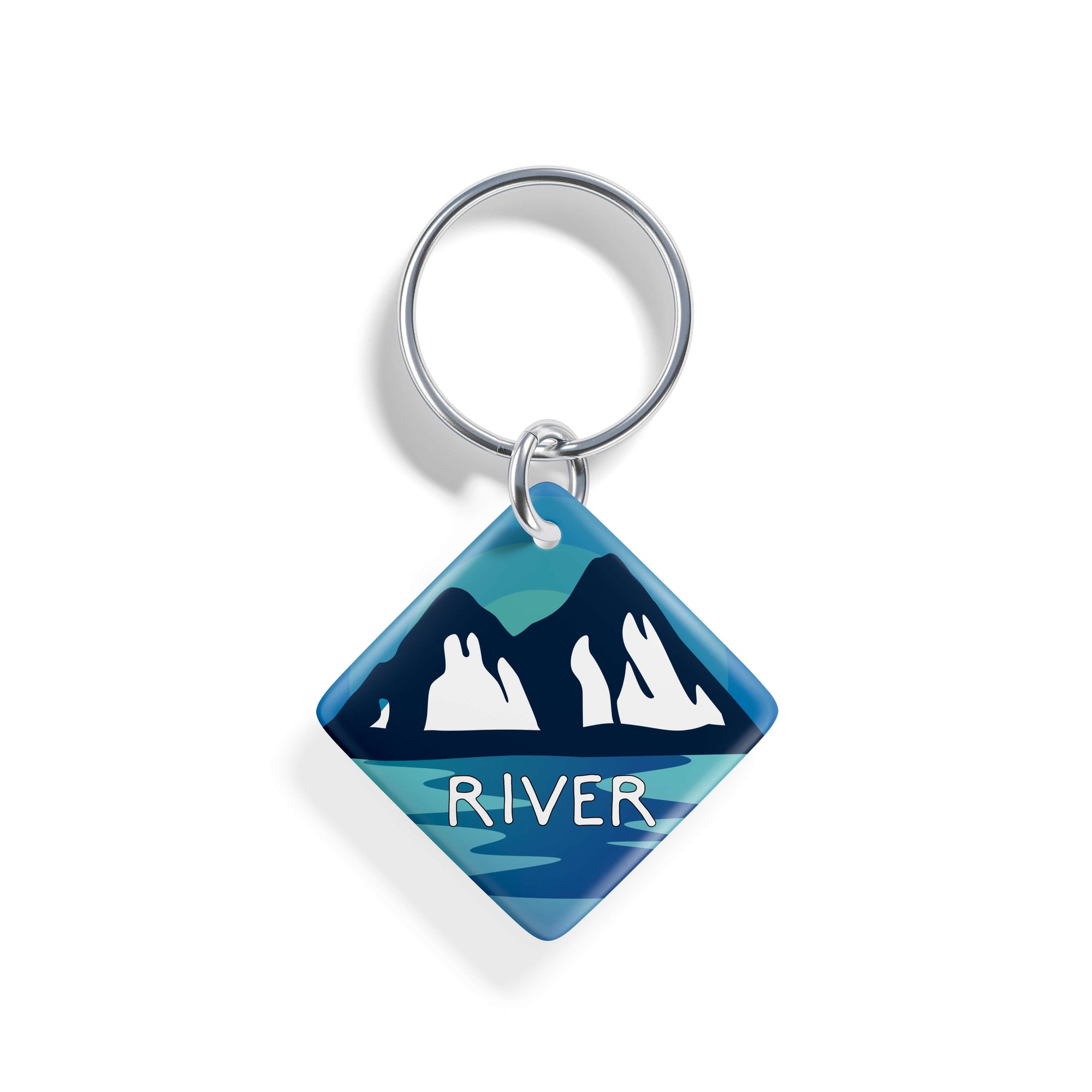 Mystic Lake | Custom Dog Tag - Alpine Tails Pet Tags