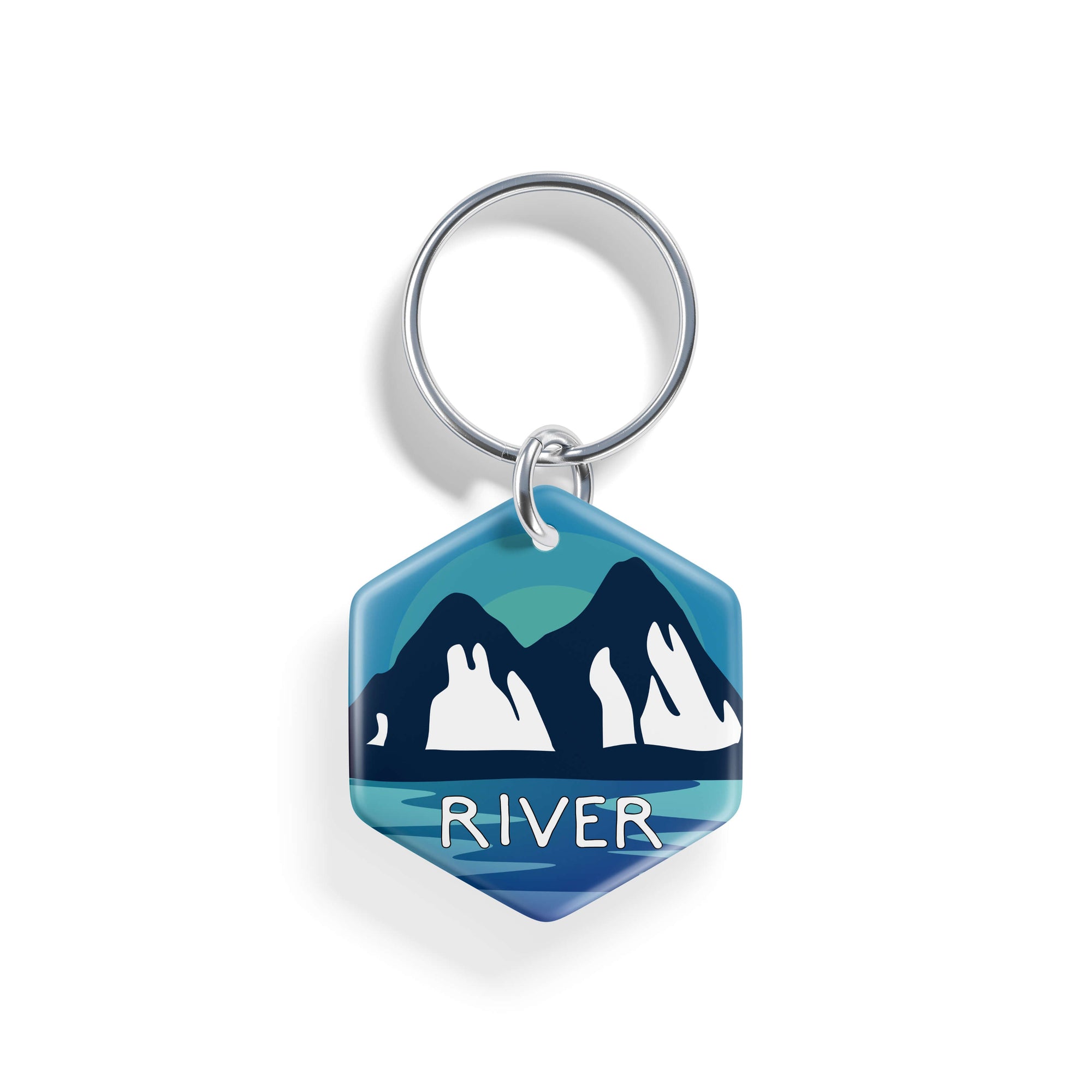 Mystic Lake | Custom Dog Tag - Alpine Tails Pet Tags