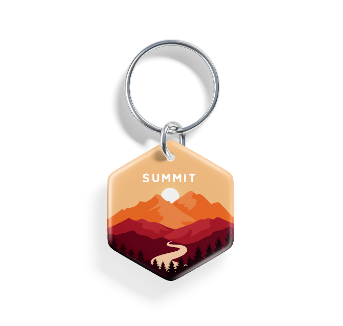 Amber Mountains | Pet ID Tag