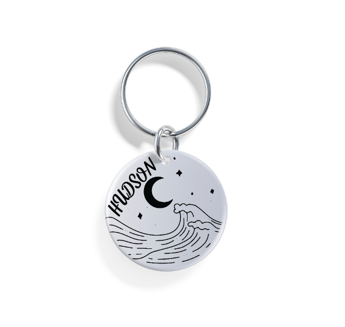 Twilight Waves  | Pet ID Tag