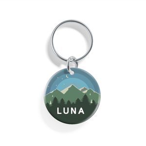 A Night Under | Pet ID Tag - Alpine Tails Pet Tags