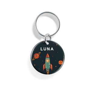 Above the Clouds | Pet ID Tag - Alpine Tails Pet Tags