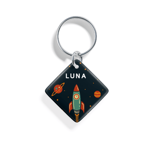 Above the Clouds | Pet ID Tag - Alpine Tails Pet Tags