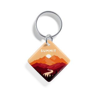 Amber Mountains | Pet ID Tag - Alpine Tails Pet Tags