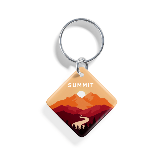 Amber Mountains | Pet ID Tag - Alpine Tails Pet Tags