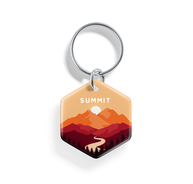 Amber Mountains | Pet ID Tag - Alpine Tails Pet Tags
