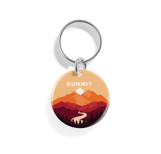 Amber Mountains | Pet ID Tag - Alpine Tails Pet Tags