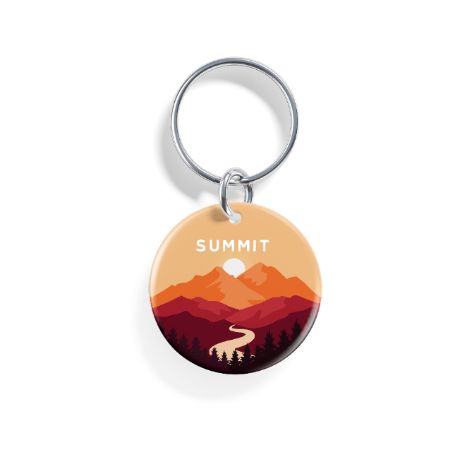 Amber Mountains | Pet ID Tag - Alpine Tails Pet Tags