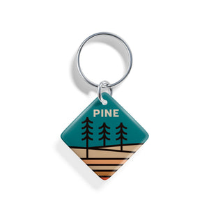 Coastal Vibes | Pet ID Tag - Alpine Tails Pet Tags