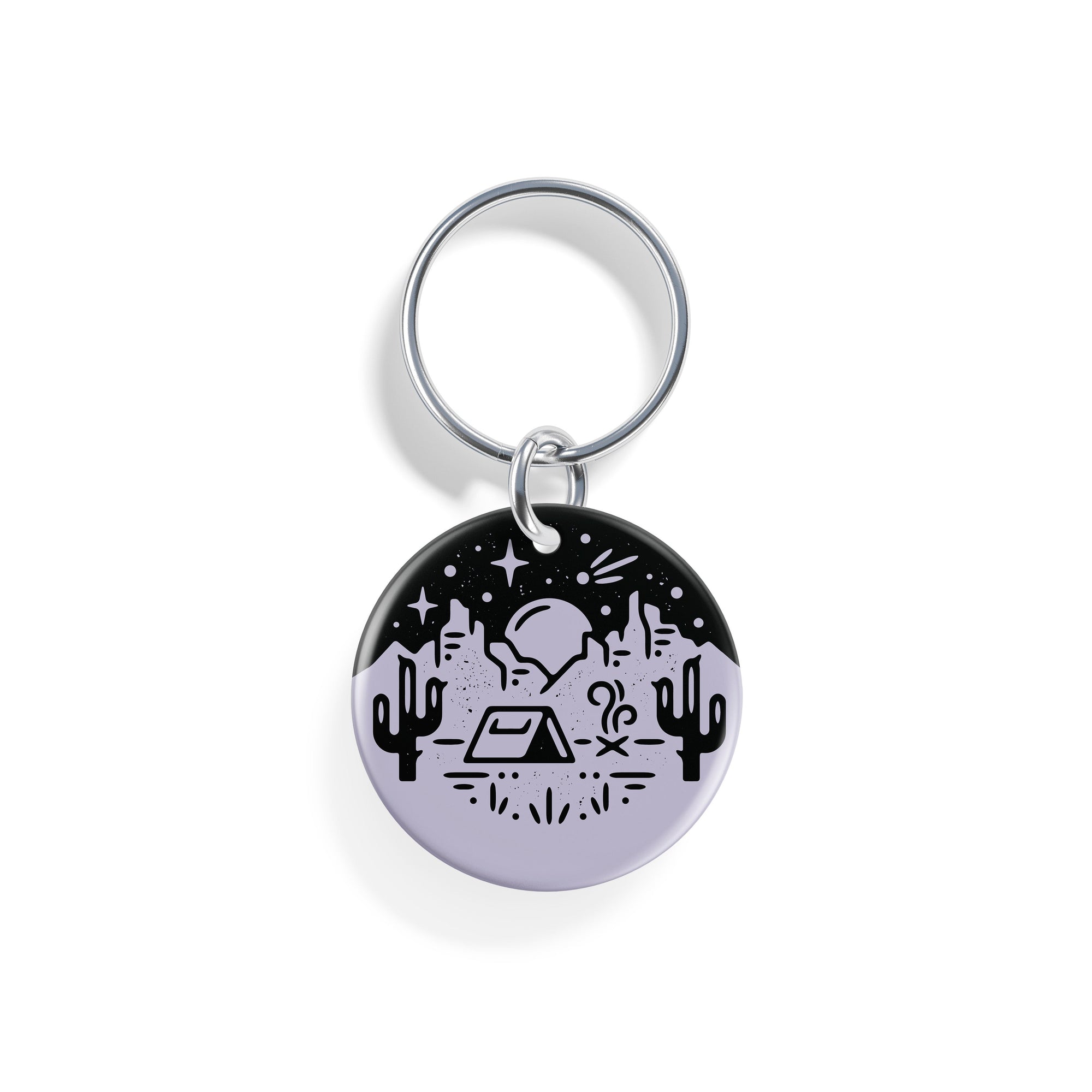 Desert Campout | Pet ID Tag - Alpine Tails Pet Tags