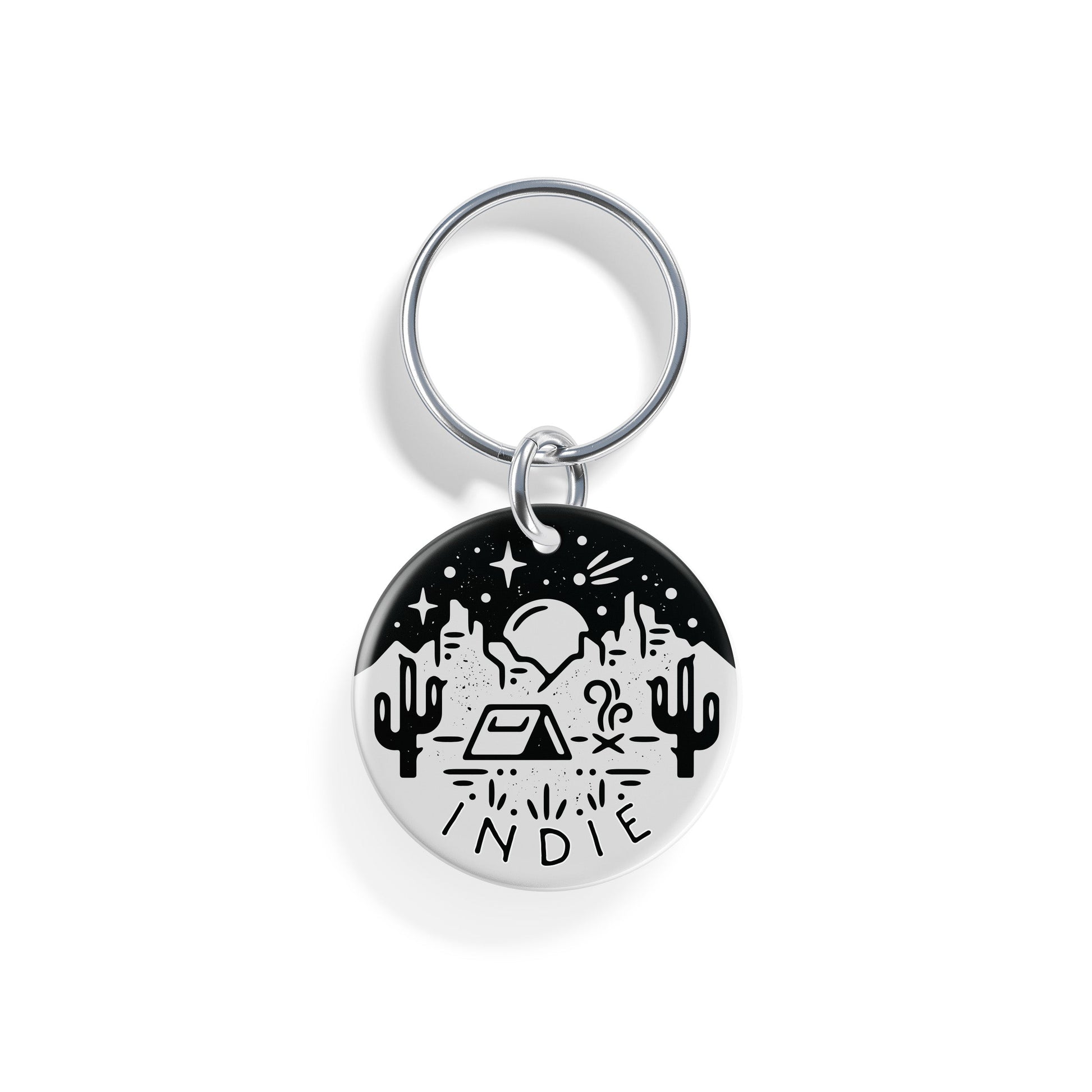 Desert Campout | Pet ID Tag - Alpine Tails Pet Tags