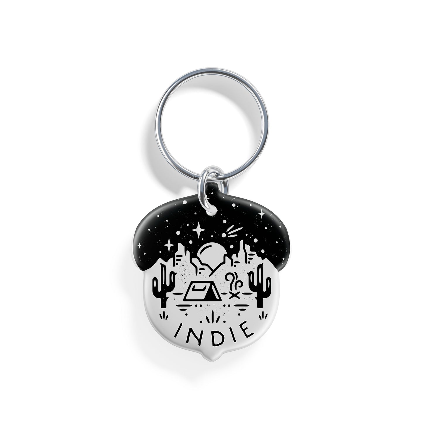 Desert Campout | Pet ID Tag - Alpine Tails Pet Tags