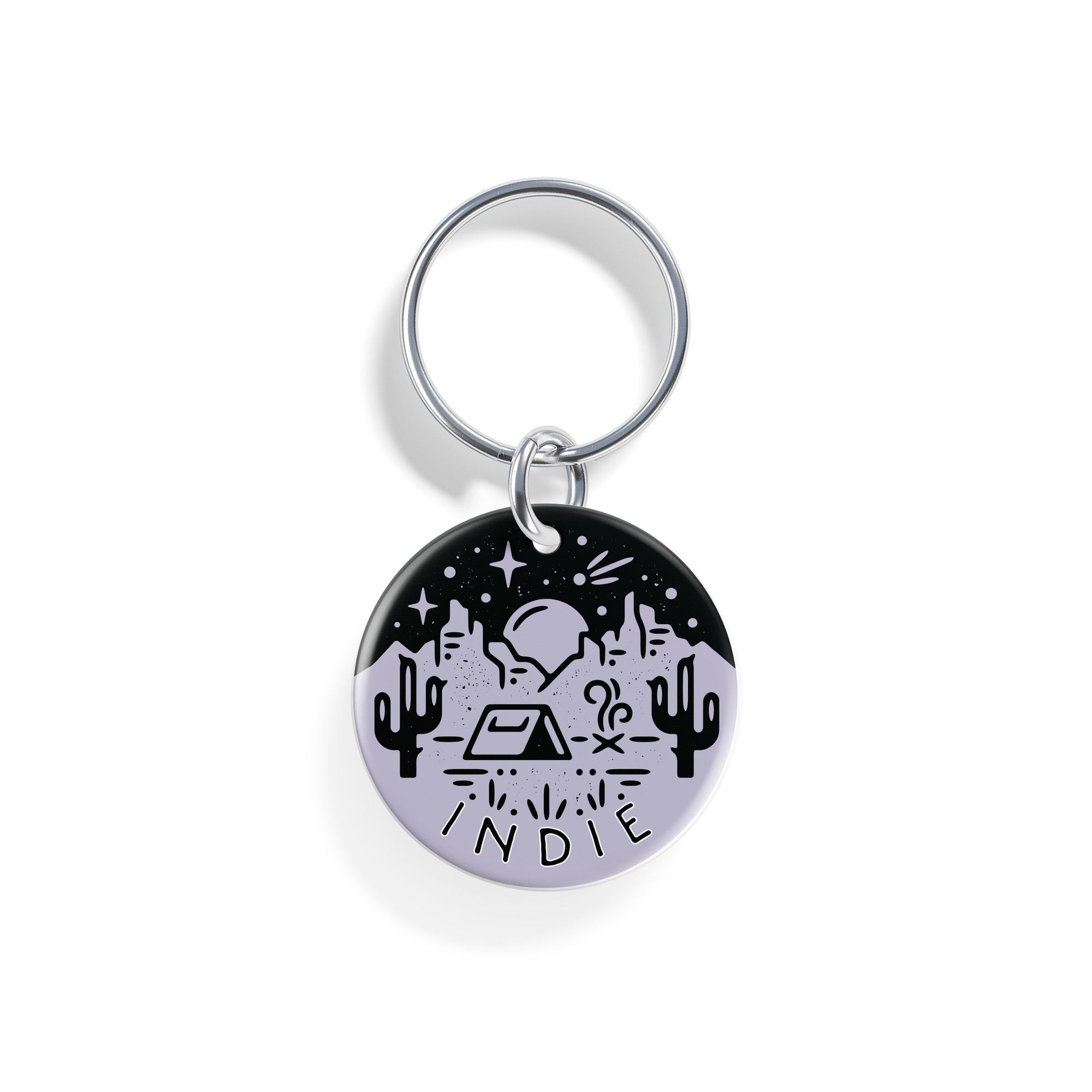 Desert Campout | Pet ID Tag - Alpine Tails Pet Tags
