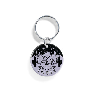 Desert Campout | Pet ID Tag - Alpine Tails Pet Tags