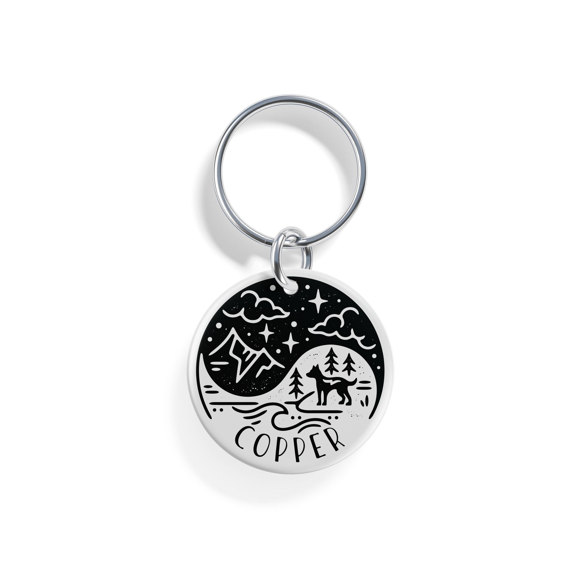 Dualism | Pet ID Tag - Alpine Tails Pet Tags