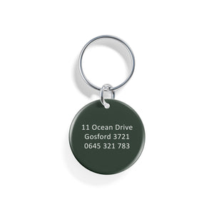 Happy Trails | Pet ID Tag - Alpine Tails Pet Tags