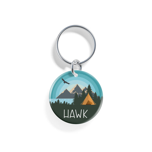 Happy Trails | Pet ID Tag - Alpine Tails Pet Tags