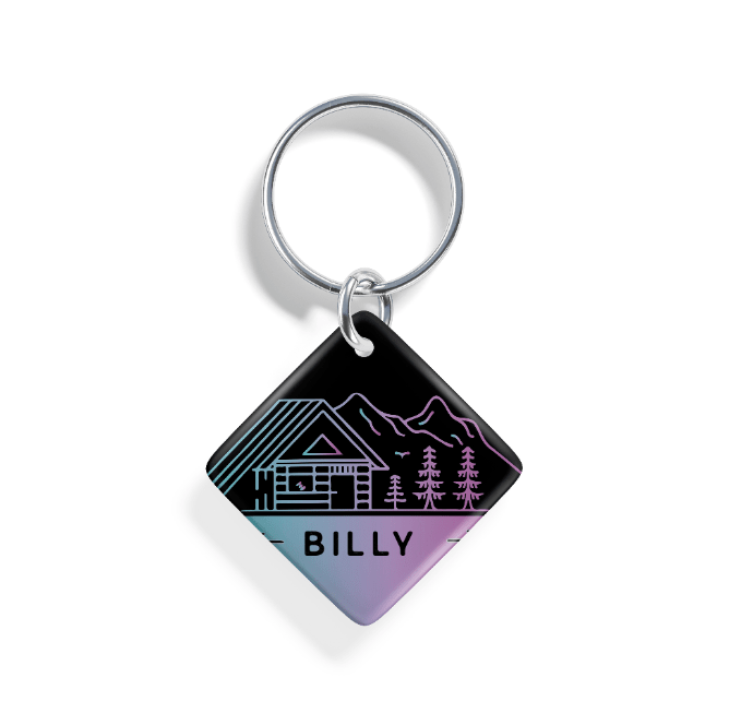 Lakeside Cabin | Pet ID Tag - Alpine Tails Pet Tags