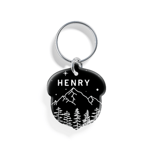 Mountain Peak | Pet ID Tag - Alpine Tails Pet Tags