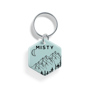 Mountain Peak | Pet ID Tag - Alpine Tails Pet Tags
