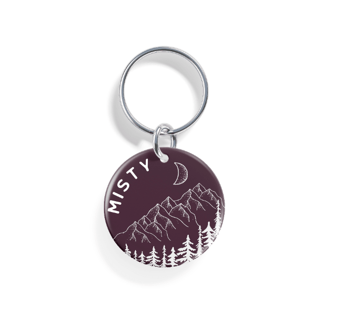 Mountain Peak | Pet ID Tag - Alpine Tails Pet Tags