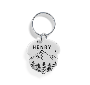 Mountain Peak | Pet ID Tag - Alpine Tails Pet Tags