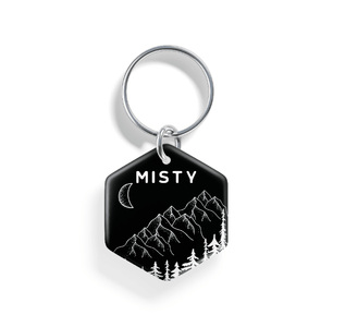 Mountain Peak | Pet ID Tag - Alpine Tails Pet Tags