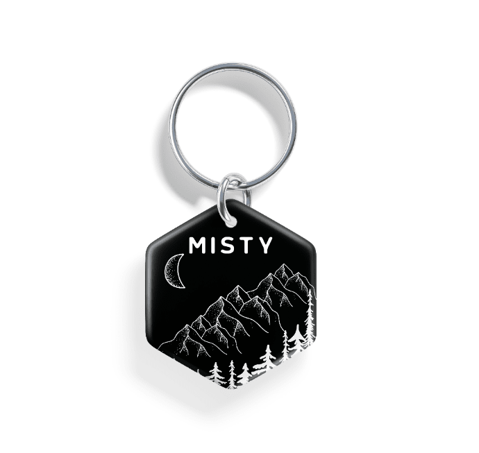 Mountain Peak | Pet ID Tag - Alpine Tails Pet Tags