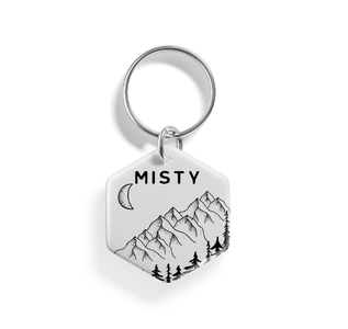 Mountain Peak | Pet ID Tag - Alpine Tails Pet Tags