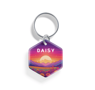 Rainbow Dawn | Pet ID Tag - Alpine Tails Pet Tags