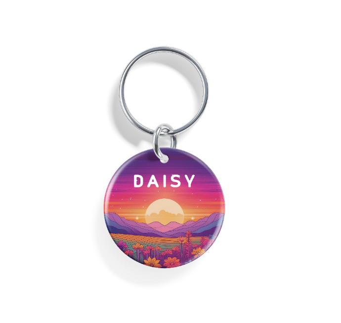 Rainbow Dawn | Pet ID Tag - Alpine Tails Pet Tags