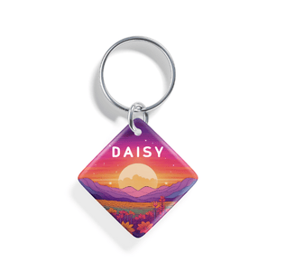 Rainbow Dawn | Pet ID Tag - Alpine Tails Pet Tags