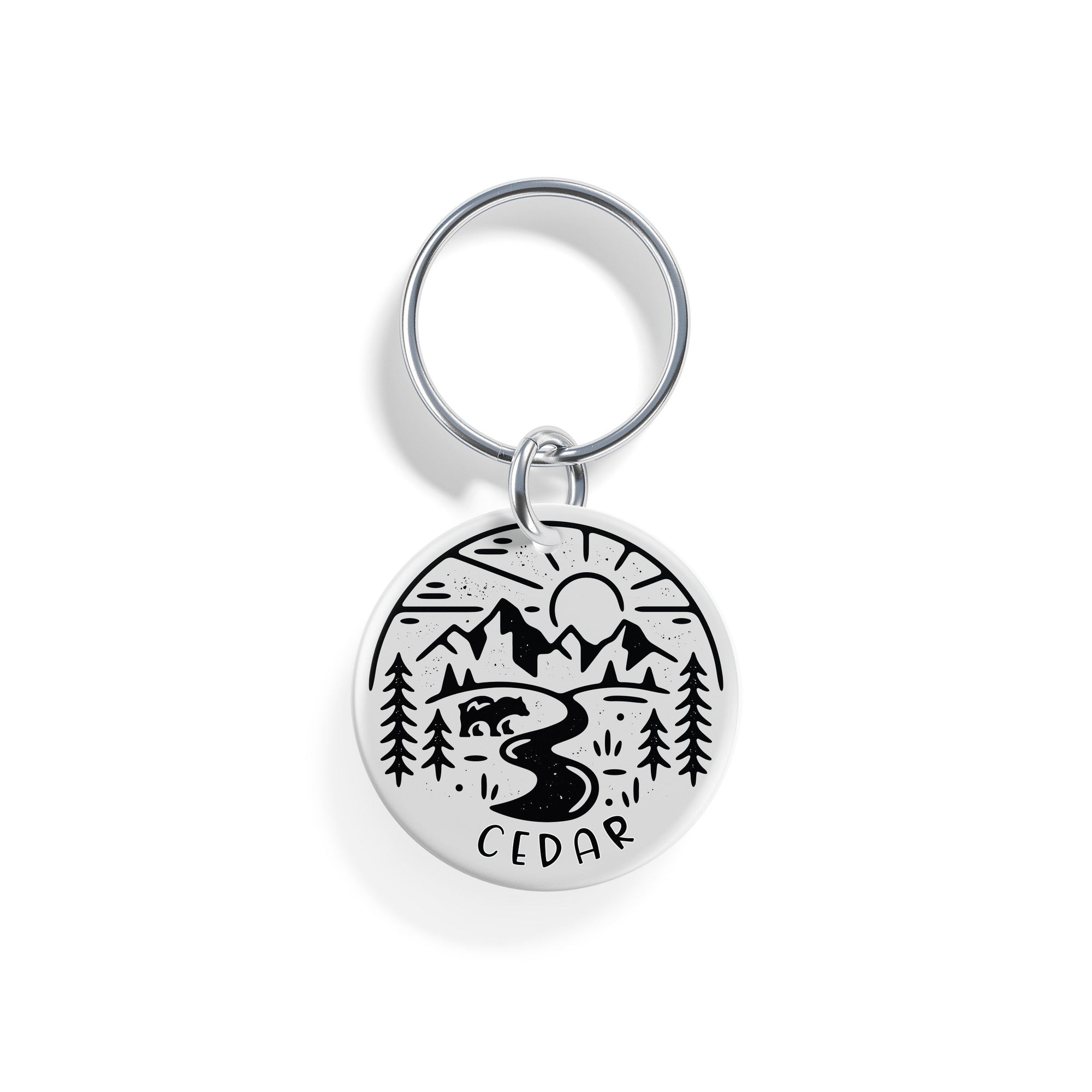 Sunrise | Pet ID Tag - Alpine Tails Pet Tags