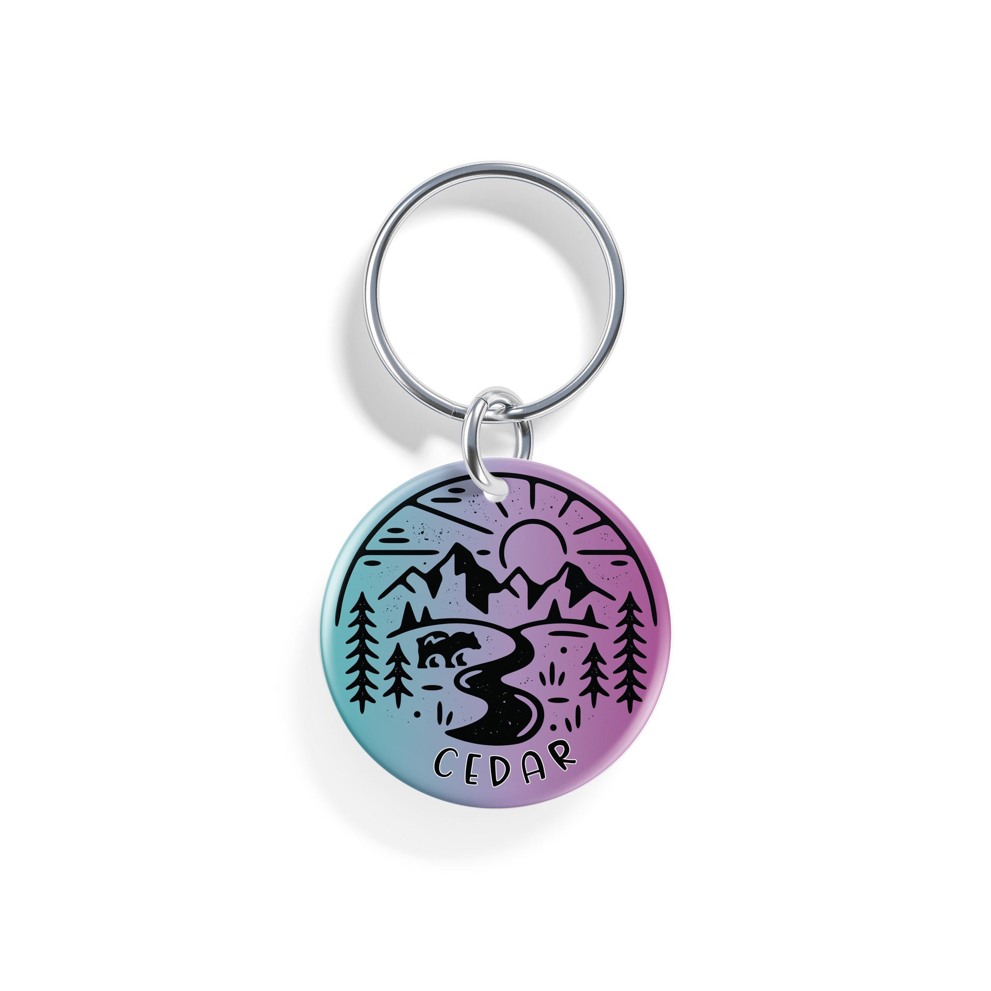 Sunrise | Pet ID Tag - Alpine Tails Pet Tags