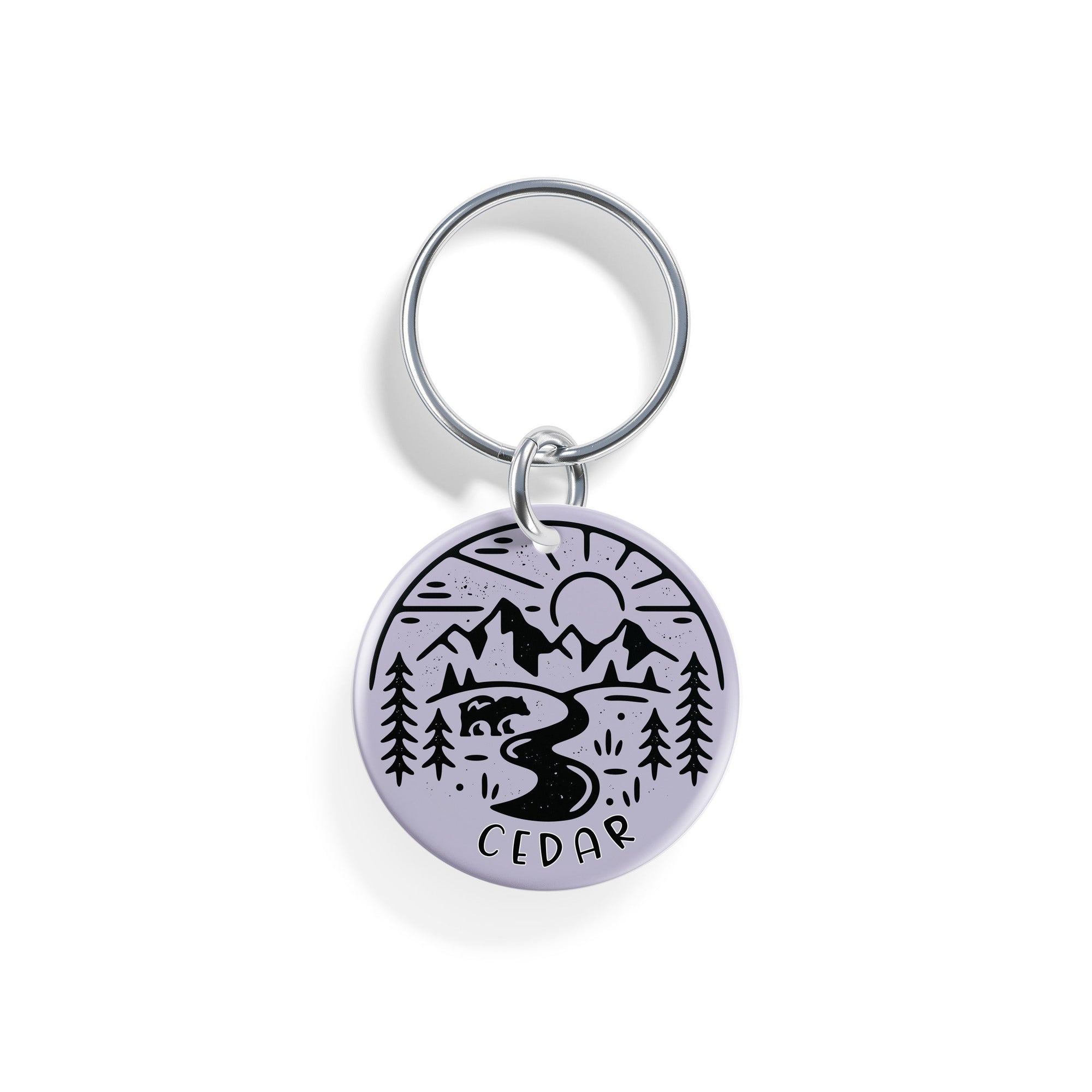 Sunrise | Pet ID Tag - Alpine Tails Pet Tags