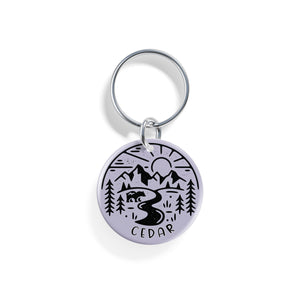 Sunrise | Pet ID Tag - Alpine Tails Pet Tags