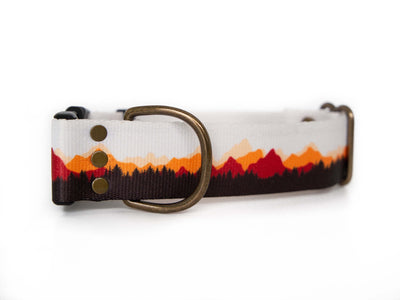 Sunset Mountains | Dog collar - Alpine Tails