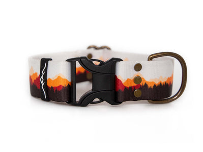 Sunset Mountains | Dog collar - Alpine Tails