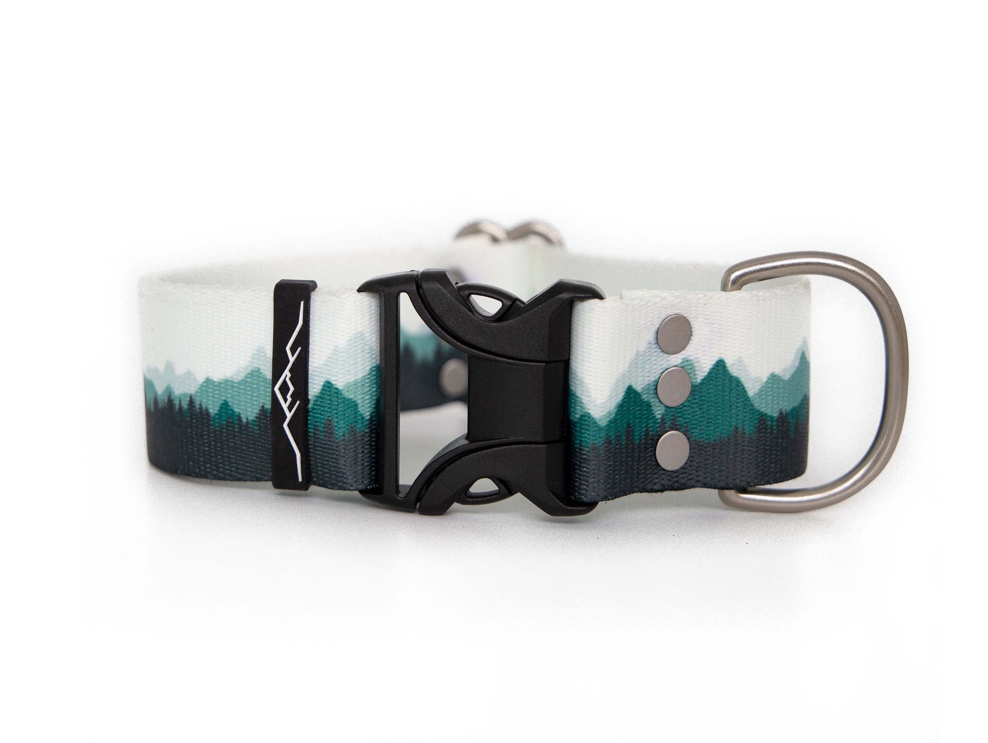 Teal Mountains | Dog collar - Alpine Tails