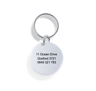 Twilight Waves | Pet ID Tag - Alpine Tails Pet Tags
