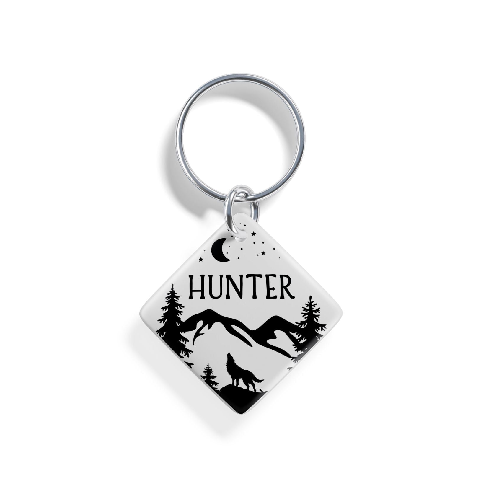 Lone Wolf | Pet ID Tag - Alpine Tails Pet Tags