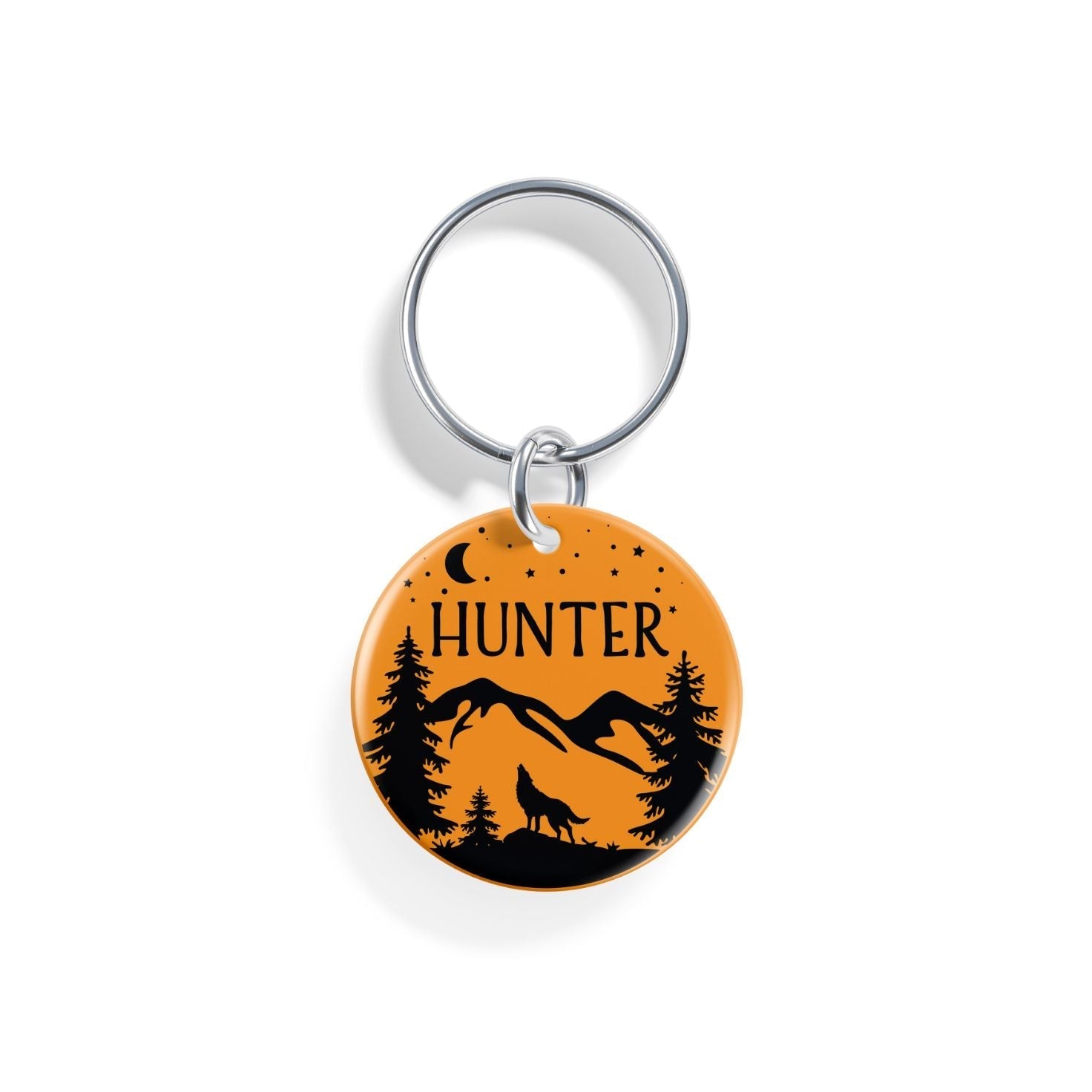 Lone Wolf | Pet ID Tag - Alpine Tails Pet Tags