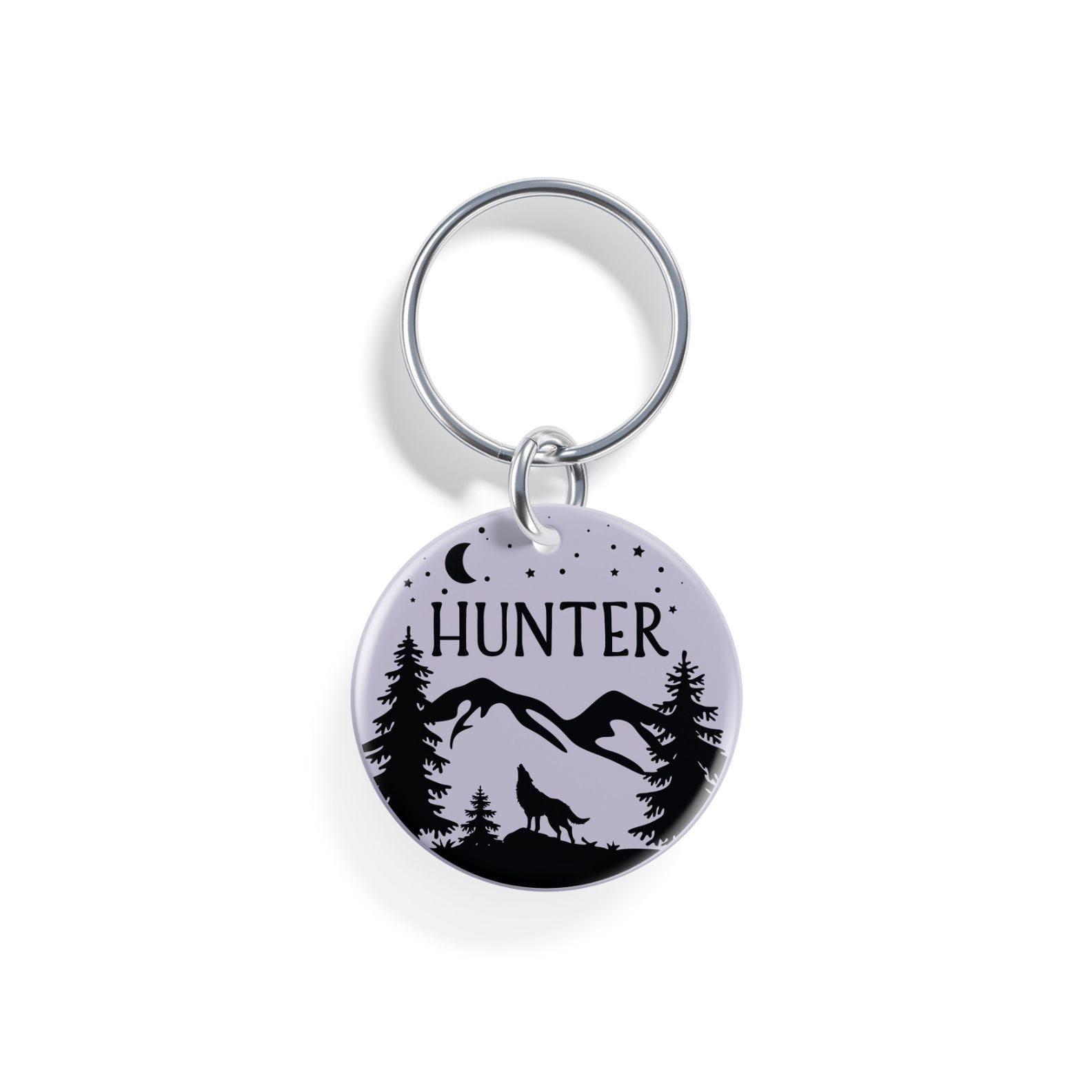 Lone Wolf | Pet ID Tag - Alpine Tails Pet Tags