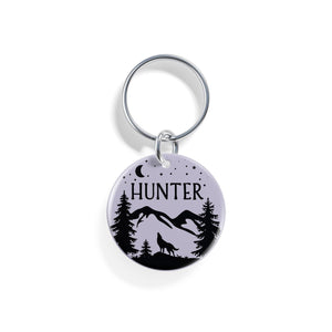Lone Wolf | Pet ID Tag - Alpine Tails Pet Tags