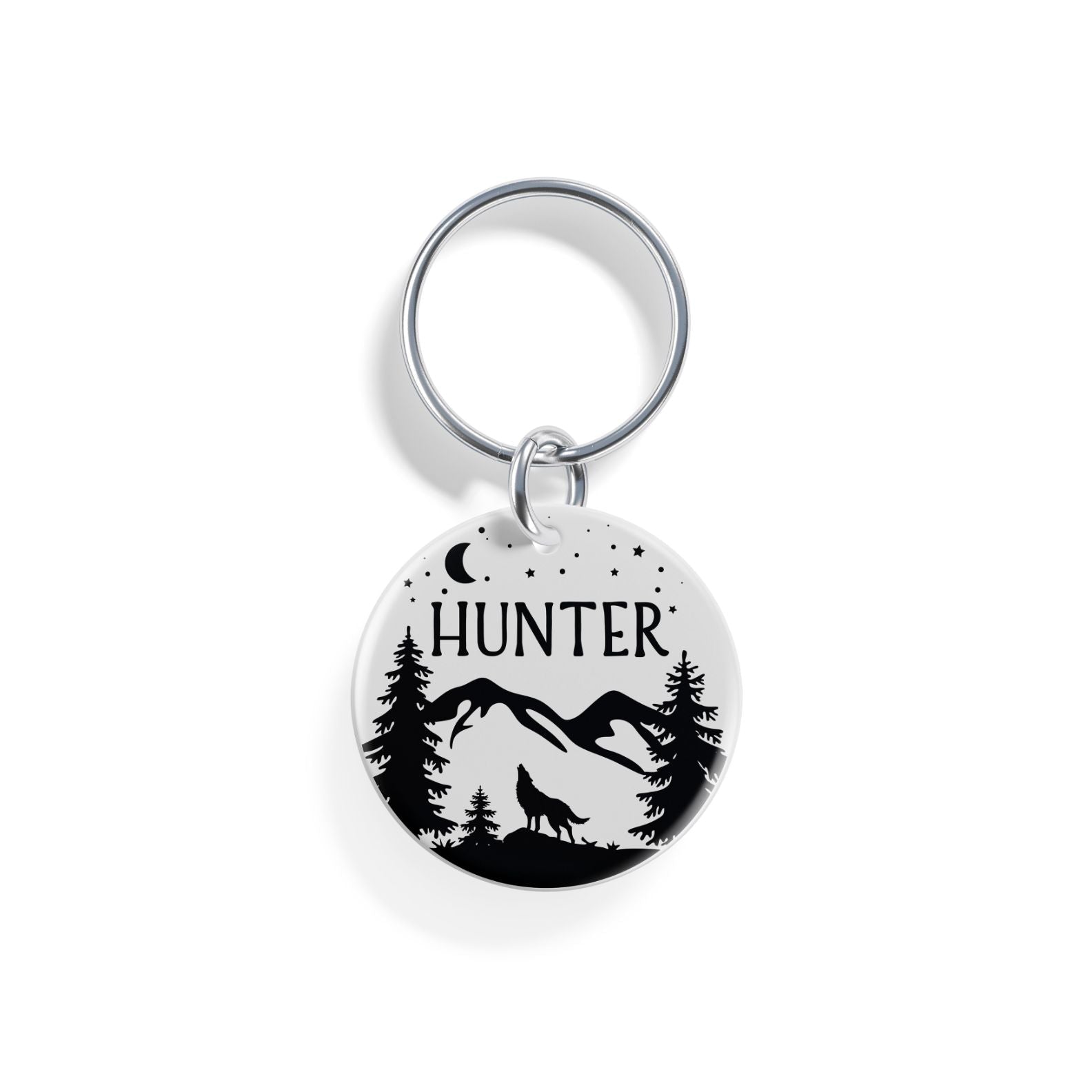 Lone Wolf | Pet ID Tag - Alpine Tails Pet Tags