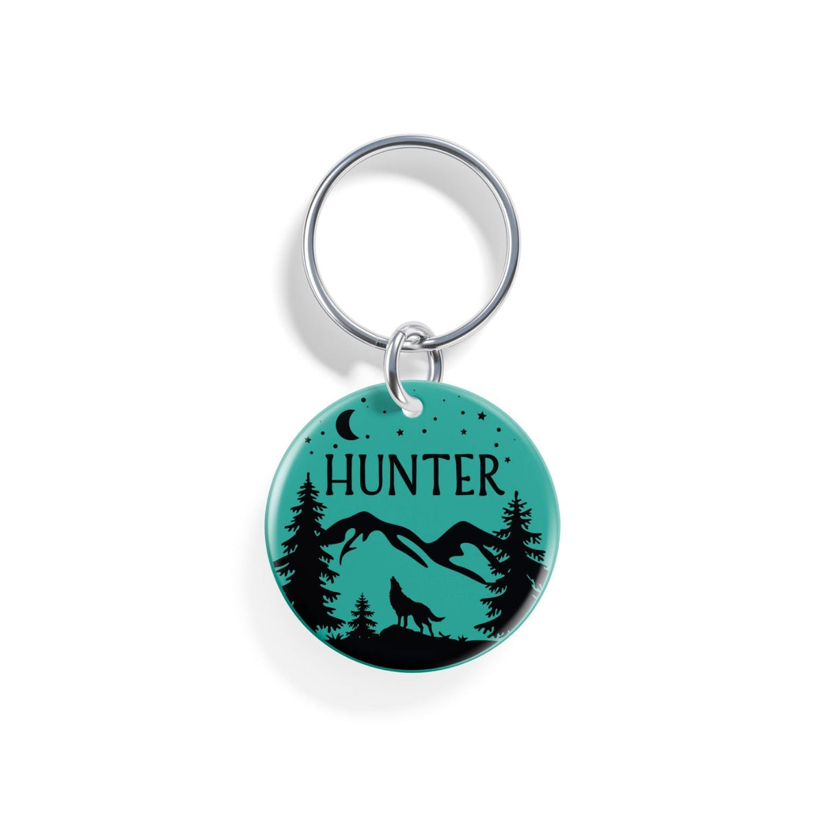 Lone Wolf | Pet ID Tag - Alpine Tails Pet Tags