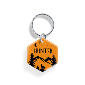 Lone Wolf | Pet ID Tag - Alpine Tails Pet Tags
